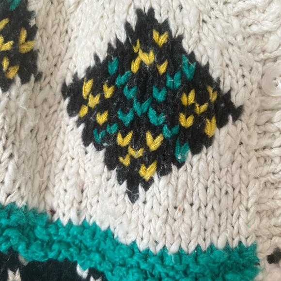 Vintage, diamond patterned sweater - Picture 4 of 8